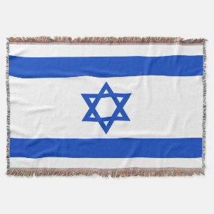 Israëlische vlag blauwe ster van David Deken