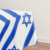 Israëlische vlag blauwe ster van David Tafelkleed (Voorbeeld)