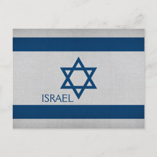 Israëlische vlag briefkaart