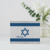 Israëlische vlag briefkaart (Staand voorkant)