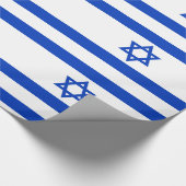 Israëlische vlag cadeaupapier (Hoek)