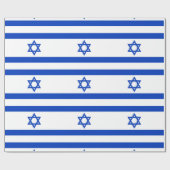 Israëlische vlag cadeaupapier (Vlak)