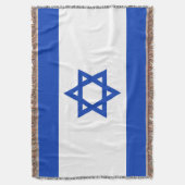 Israëlische vlag deken (Voorkant Verticaal)