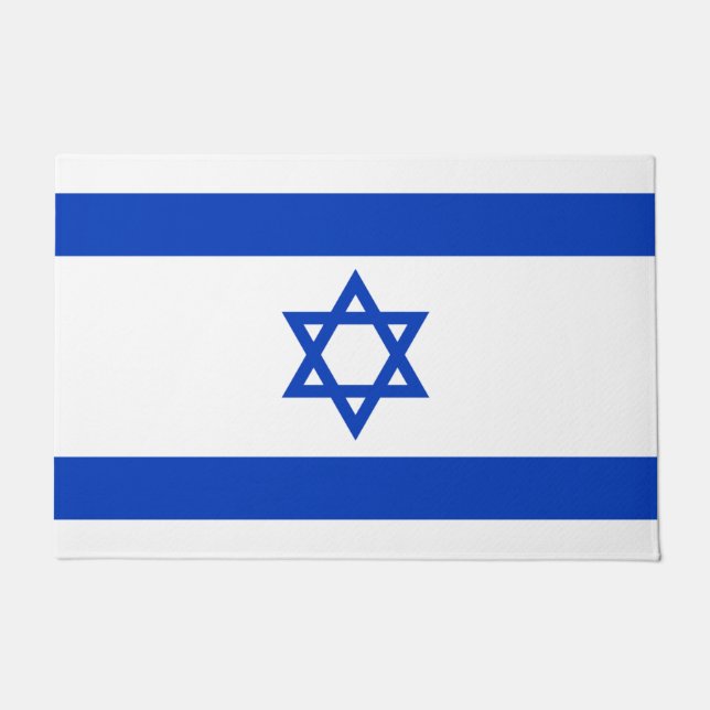 Israëlische vlag deurmat (Voorkant)