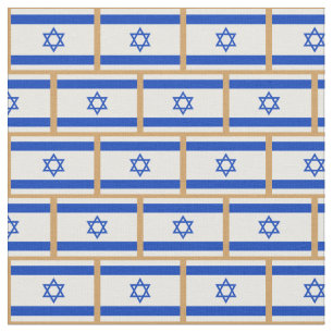 Israëlische vlag en joodse verbinding/Israëlisch Stof