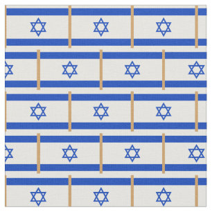 Israëlische vlag en joodse verbinding/Israëlisch Stof