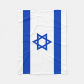 Israëlische vlag fleece deken (Voorkant)