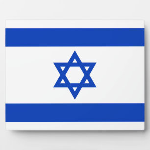 Israëlische vlag fotoplaat