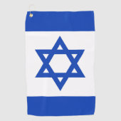 Israëlische vlag golfhanddoek (Voorkant)