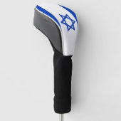 Israëlische vlag golfheadcover (Schuin)