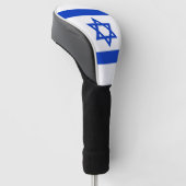 Israëlische vlag golfheadcover (Schuin)