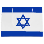 Israëlische vlag groot cadeauzakje (Voorkant)