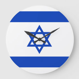 Israëlische vlag grote klok