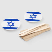 Israëlische vlag handwaaier (Niet-gemonteerd)