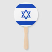 Israëlische vlag handwaaier (Voorkant)