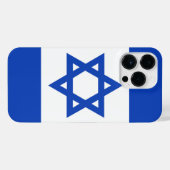 Israëlische vlag iPhone hoesje (Achterkant horizontaal)
