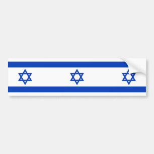 Israëlische vlag (Israël) Bumpersticker