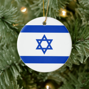 Israëlische vlag (Israël) Keramisch Ornament