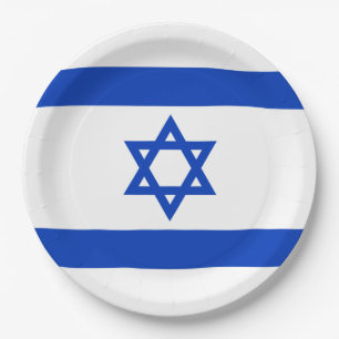 Israëlische vlag (Israël) Papieren Bordje