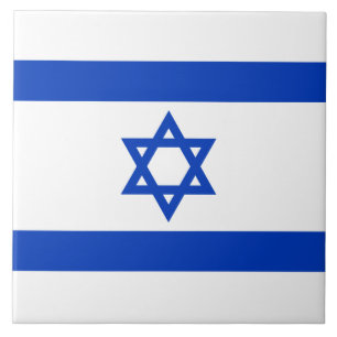 Israëlische vlag (Israël) Tegeltje