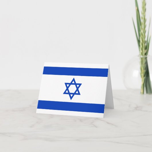 Israëlische vlag kaart (Voorkant)