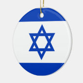 Israëlische vlag keramisch ornament (Links)