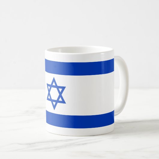 Israëlische vlag koffiemok (Voorkant rechts)