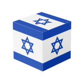 Israëlische vlag kubus (Achter hoekig)