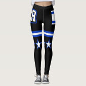 Israëlische vlag leggings (Voorkant)