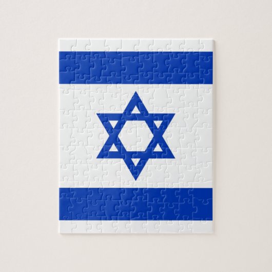 Israëlische vlag legpuzzel (Verticaal)