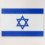 Israëlische vlag legpuzzel (Horizontaal)