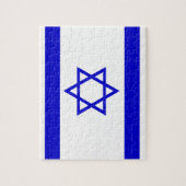 Israëlische vlag legpuzzel (Verticaal)