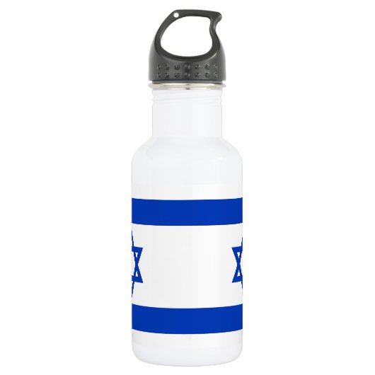 Israëlische vlag Liberty Bottle Waterfles (Voorkant)