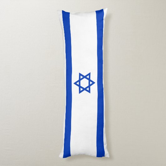 Israëlische vlag lichaamskussen (Achterkant (Verticaal))