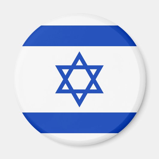 Israëlische vlag magneet (Voorkant)
