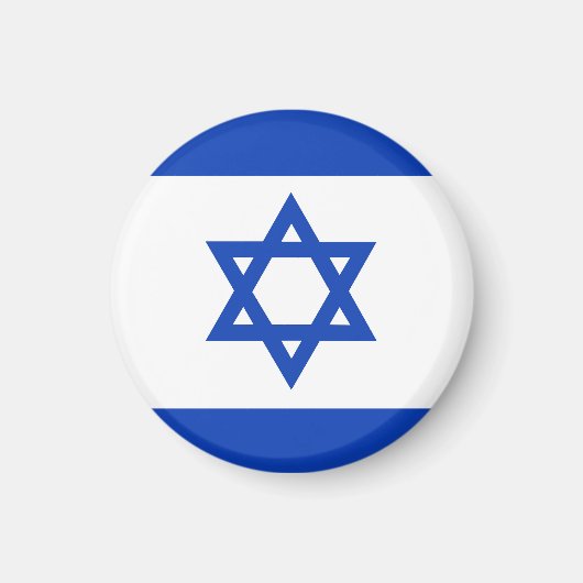 Israëlische vlag magneet (Voorkant)