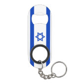 Israëlische vlag mini flessenopener (Achterkant)