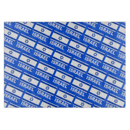 Israëlische vlag patroon snijplank