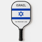 Israëlische vlag pickleball paddle (Achterkant)