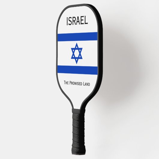 Israëlische vlag pickleball paddle (Links)