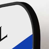 Israëlische vlag pickleball paddle (Links Detail)