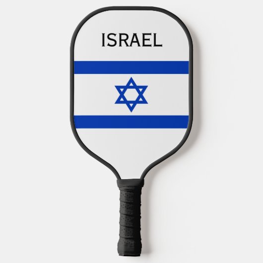 Israëlische vlag pickleball paddle (Achterkant)