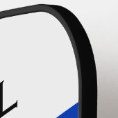 Israëlische vlag pickleball paddle (Links Detail)