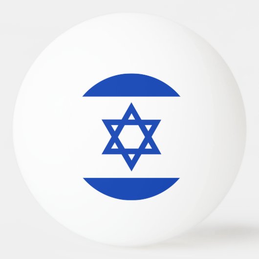 Israëlische vlag pingpongballen (Voorkant)