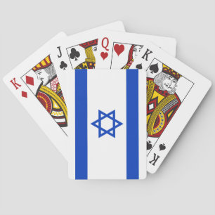 Israëlische vlag pokerkaarten