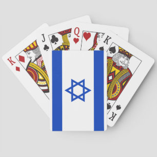 Israëlische vlag pokerkaarten