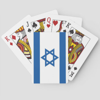 Israëlische vlag pokerkaarten