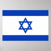 Israëlische vlag poster (Voorkant)