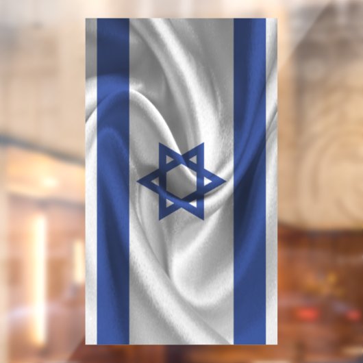 Israëlische vlag raamsticker (Vel 2)