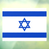 Israëlische vlag raamsticker (Vel 3)